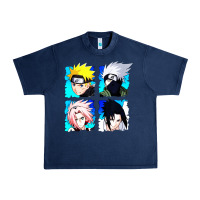 Navy animation Urban Heavy Tee - artisFamous