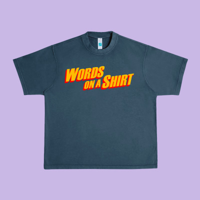 Words On A Shirt Urban Heavy Tee Designed By Artisfamous