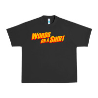 Pigment Black words on a shirt Urban Heavy Tee - artisFamous