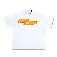 White words on a shirt Urban Heavy Tee - artisFamous