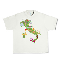 Pistachio Italy map Urban Heavy Tee - artisFamous