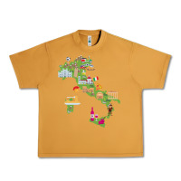Peanut Butter Italy map Urban Heavy Tee - artisFamous