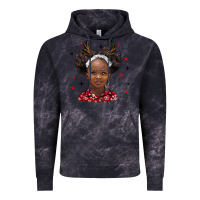 Cloud Black christmas african girl Vintage Hoodie - BarkalooDesign
