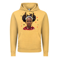 Vintage Mustard christmas african girl Vintage Hoodie - BarkalooDesign