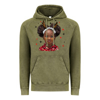 Vintage Olive christmas african girl Vintage Hoodie - BarkalooDesign