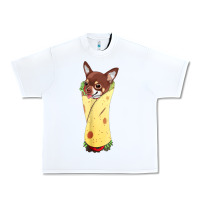 White funny chihuahua dog burrito food tee Urban Heavy Tee - artisFamous