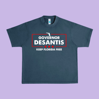 Desantis Governor Keep Florida Free Urban Heavy Tee Designed By Artisfamous