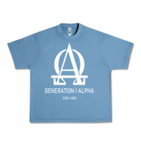 Pebble Blue generation alpha Urban Heavy Tee - artisFamous