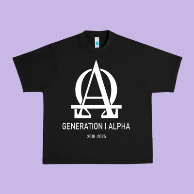 Generation Alpha Urban Heavy Tee Designed By Artisfamous