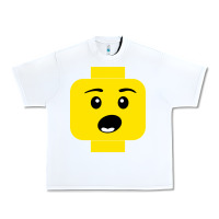 White surprised expression lego head Urban Heavy Tee - artisFamous