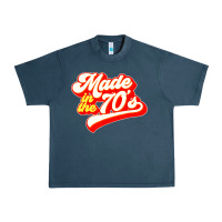 Midnight Navy made in the 70s retro Urban Heavy Tee - artisFamous