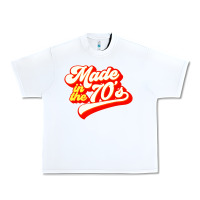 White made in the 70s retro Urban Heavy Tee - artisFamous