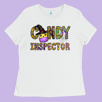Candy Inspector Ladies Tee Designed By Cowhidedigitalart