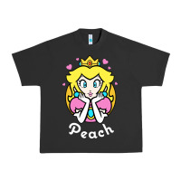 Pigment Black peach graphic Urban Heavy Tee - artisFamous