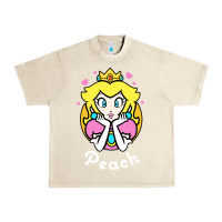 Sandshell peach graphic Urban Heavy Tee - artisFamous