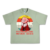Oil Green retro style technoblade merch cosplay Urban Heavy Tee - artisFamous