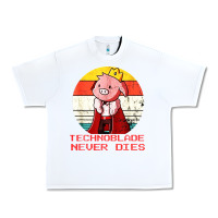 White retro style technoblade merch cosplay Urban Heavy Tee - artisFamous
