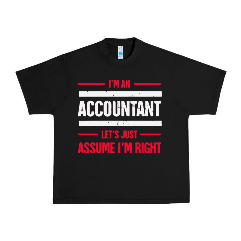 Funny Accounting Design   Gift For Accountants Urban Heavy Tee by artisFamous | Teevron