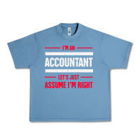 Pebble Blue funny accounting design   gift for accountants Urban Heavy Tee - artisFamous