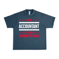 Midnight Navy funny accounting design   gift for accountants Urban Heavy Tee - artisFamous