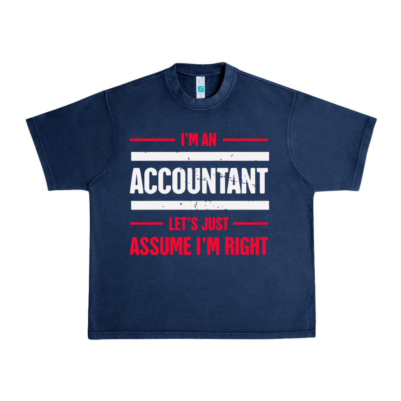 Funny Accounting Design   Gift For Accountants Urban Heavy Tee by artisFamous | Teevron
