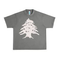 Retro Lebanon Cedar  Lebanese Urban Heavy Tee | Teevron