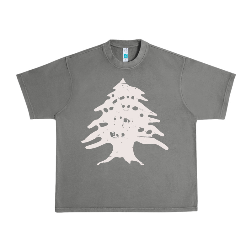 Retro Lebanon Cedar  Lebanese Urban Heavy Tee by artisFamous | Teevron