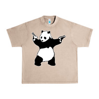Banksy Panda Urban Heavy Tee | Teevron