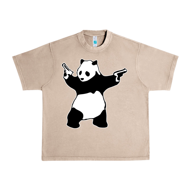 Banksy Panda Urban Heavy Tee by artisFamous | Teevron