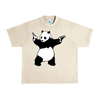 Sandshell banksy panda Urban Heavy Tee - artisFamous