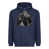 Navy english pointer us army Heavyweight Hoodie - RanaPortraitStore