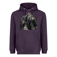 Plum english pointer us army Heavyweight Hoodie - RanaPortraitStore