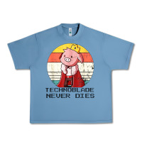 Pebble Blue retro style technoblade merch cosplay Urban Heavy Tee - artisFamous
