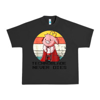 Pigment Black retro style technoblade merch cosplay Urban Heavy Tee - artisFamous