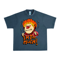 Midnight Navy heat miser i'am too much Urban Heavy Tee - artisFamous