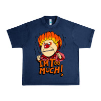 Navy heat miser i'am too much Urban Heavy Tee - artisFamous