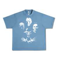 Pebble Blue horror and scream film Urban Heavy Tee - artisFamous