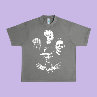 Horror And Scream Film Urban Heavy Tee Designed By Artisfamous
