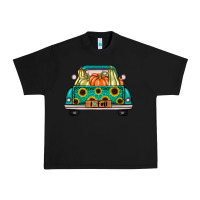 Black i love fall truck Urban Heavy Tee - artisFamous