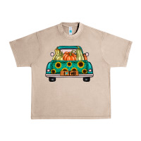 French Oak i love fall truck Urban Heavy Tee - artisFamous