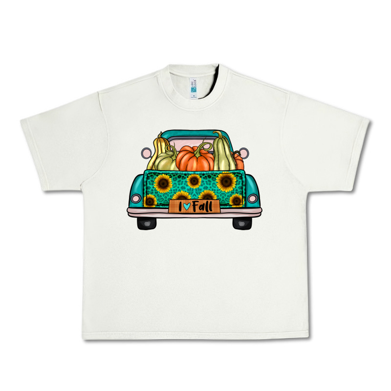 I Love Fall Truck Urban Heavy Tee by artisFamous | Teevron
