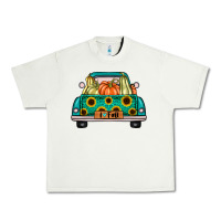 Pistachio i love fall truck Urban Heavy Tee - artisFamous