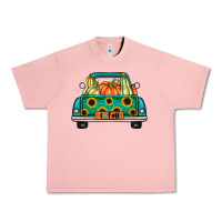 Salmon i love fall truck Urban Heavy Tee - artisFamous