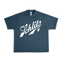 Midnight Navy schlitz beer Urban Heavy Tee - artisFamous