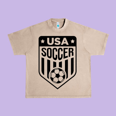 Soccer Team Urban Heavy Tee Designed By Artisfamous
