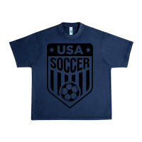 Navy soccer team Urban Heavy Tee - artisFamous