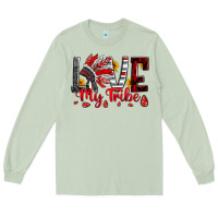 Matcha red black grey white love my tribe indian headdres Long Sleeve Tee - Artiststas