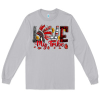 Moon Dust red black grey white love my tribe indian headdres Long Sleeve Tee - Artiststas