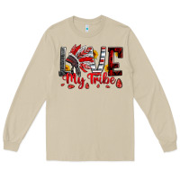 Mushroom red black grey white love my tribe indian headdres Long Sleeve Tee - Artiststas