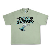 Oil Green silver surfer Urban Heavy Tee - artisFamous